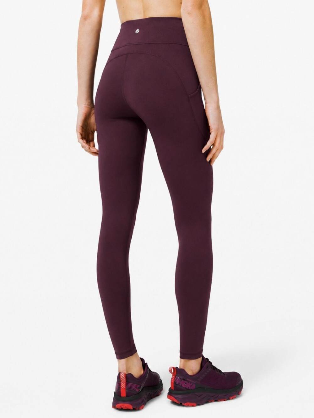 Lululemon High-Rise Side Pocket Leggings | Size 4 | Wine Burgundy